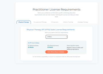 License Requirements Navigator search