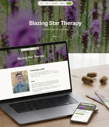 Blazing Star Therapy multi-device mockup