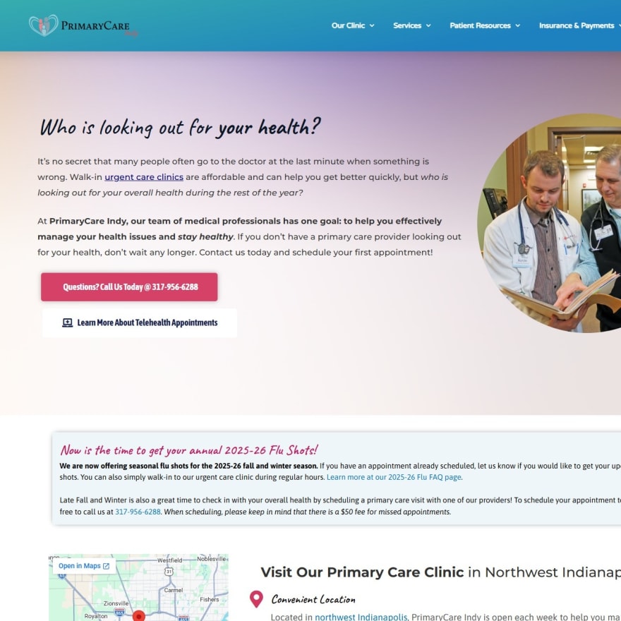 PrimaryCare Indy problem visual