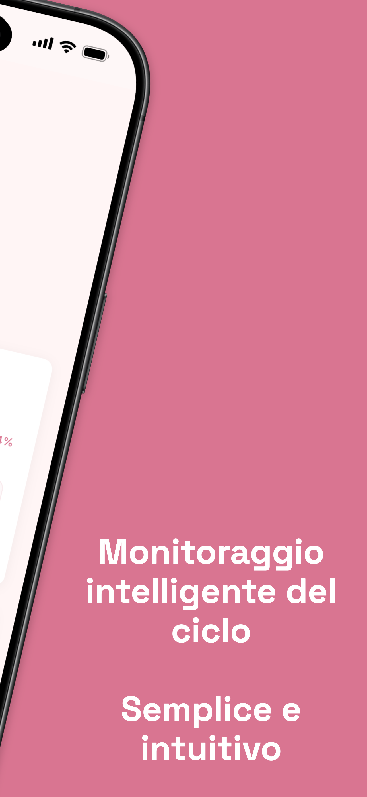 Cycle overview with fertile window and next period date