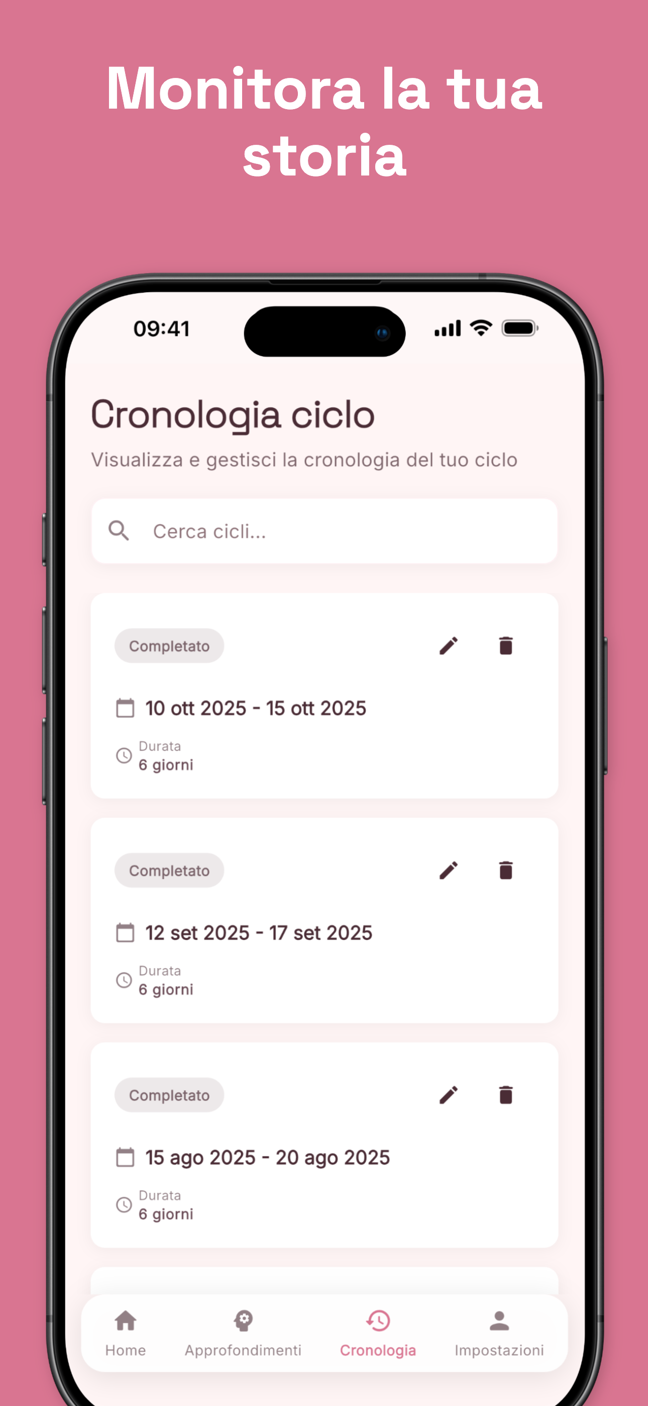 Private and secure data storage settings