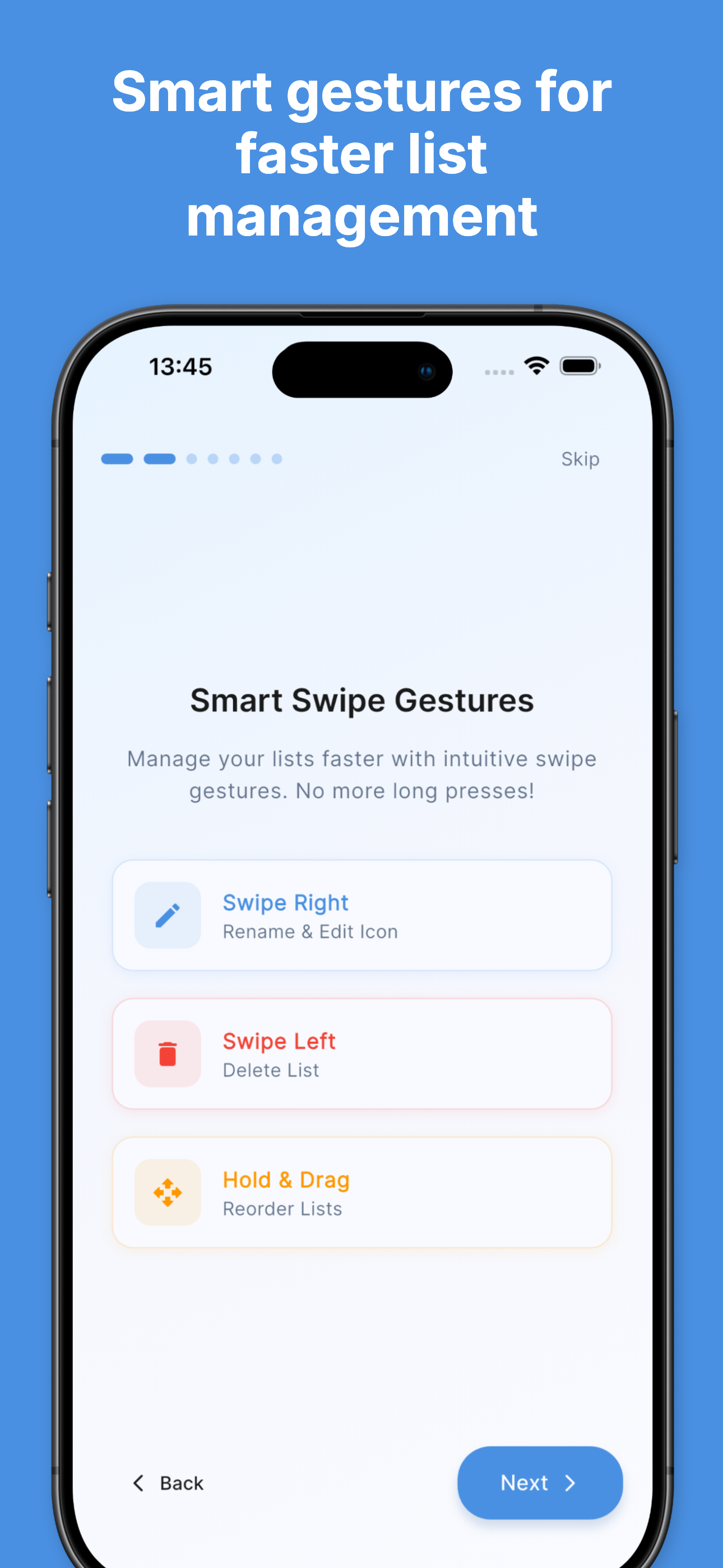 Custom icon picker with extensive icon library