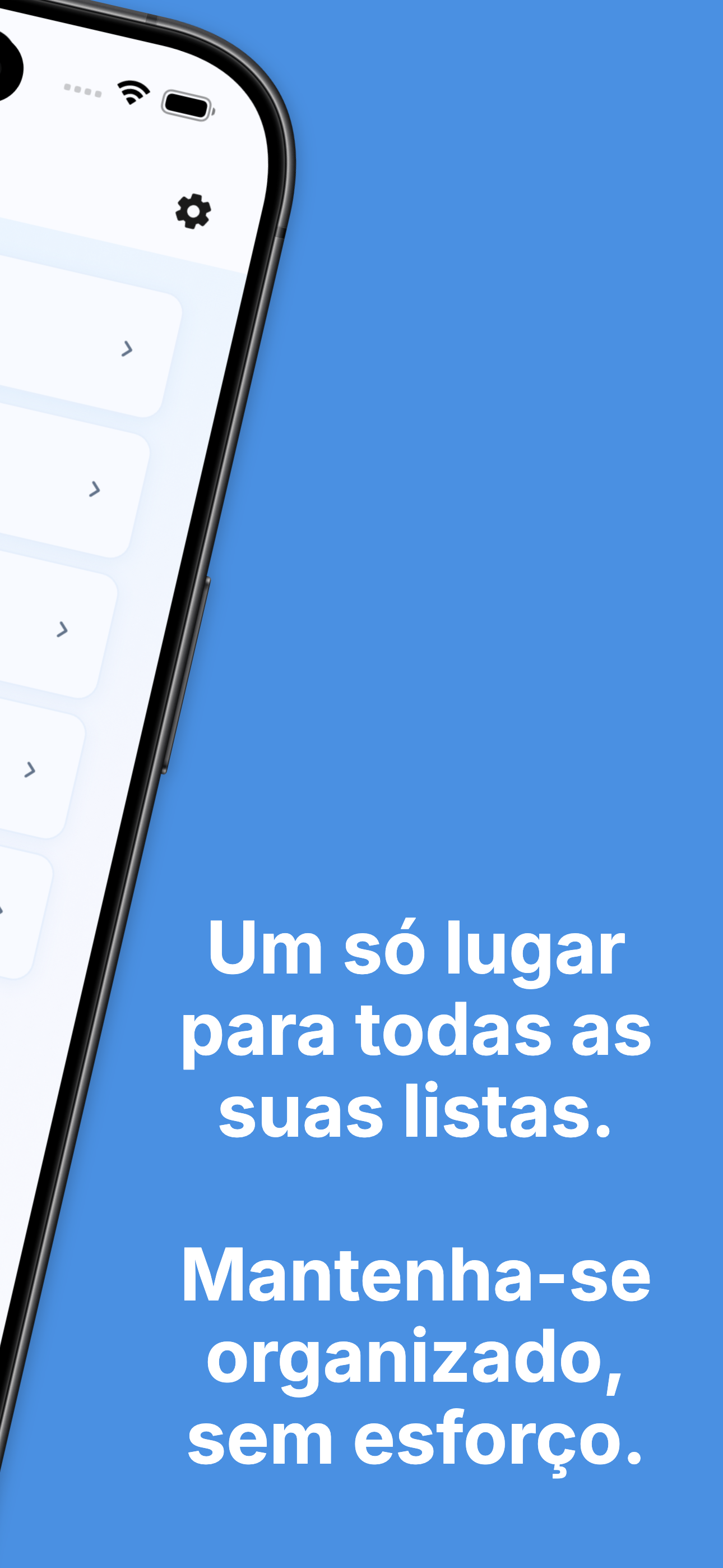 Auto-reset feature configuration for recurring weekly lists