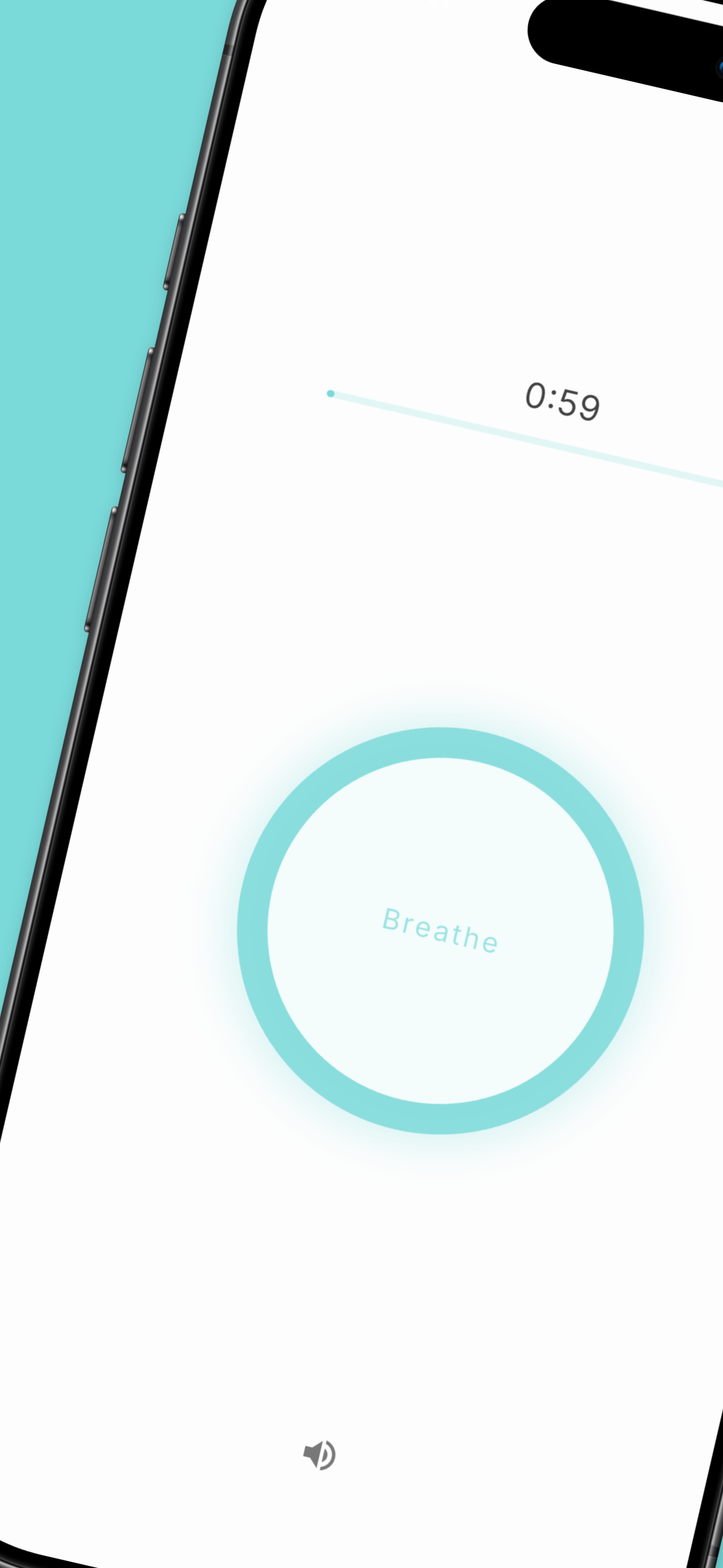 sMoment breathing exercise with animated pulse guide