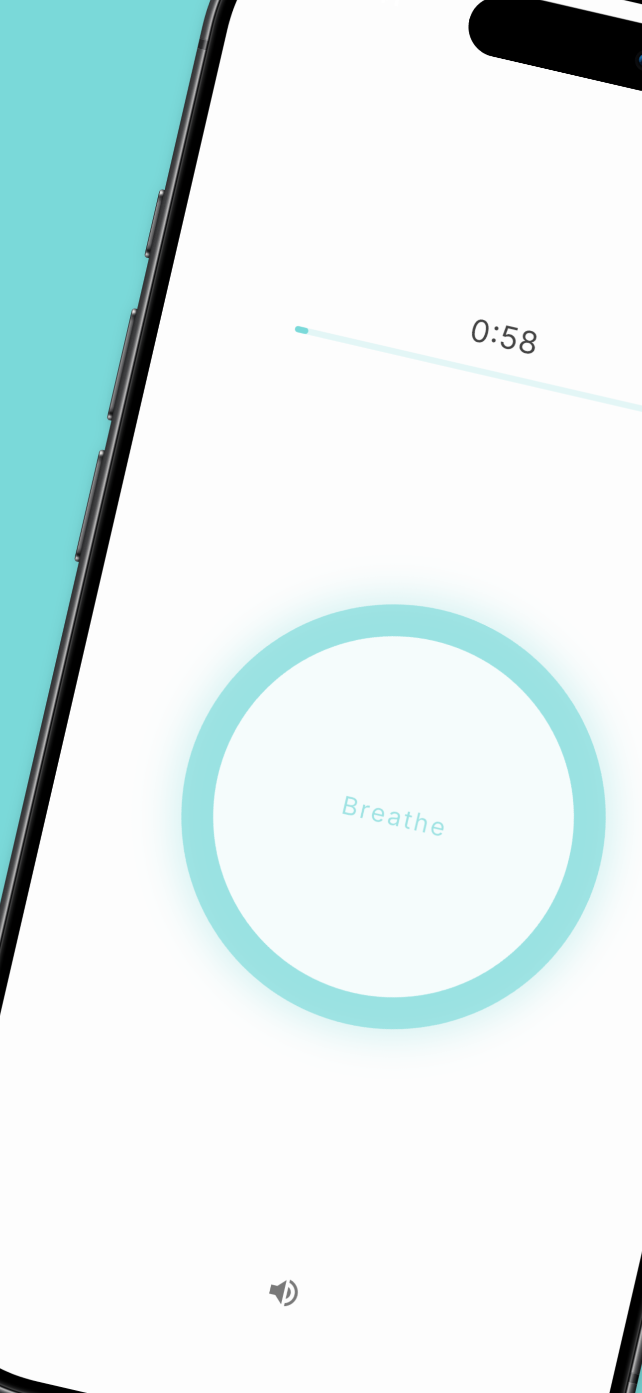 sMoment breathing exercise with animated pulse guide