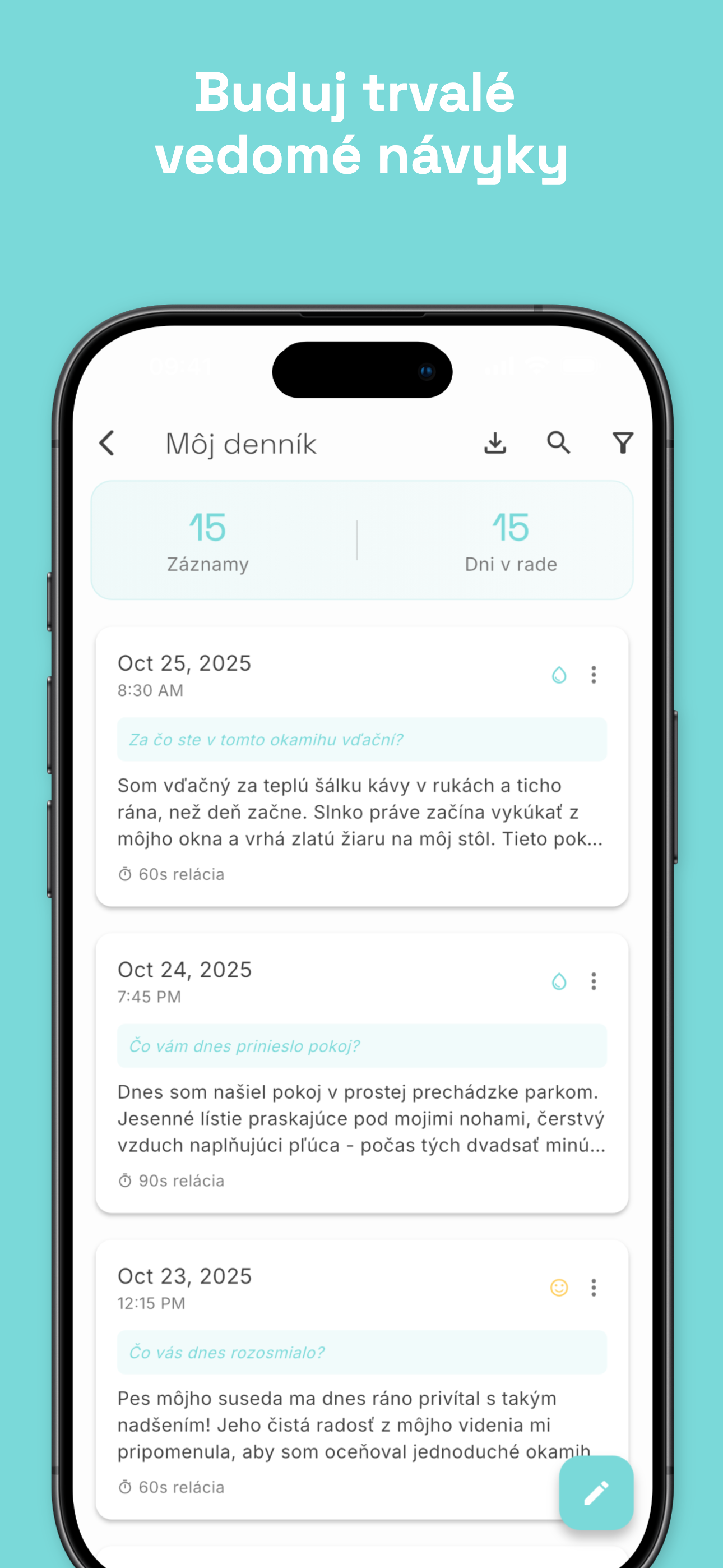 Dark mode interface for comfortable evening use