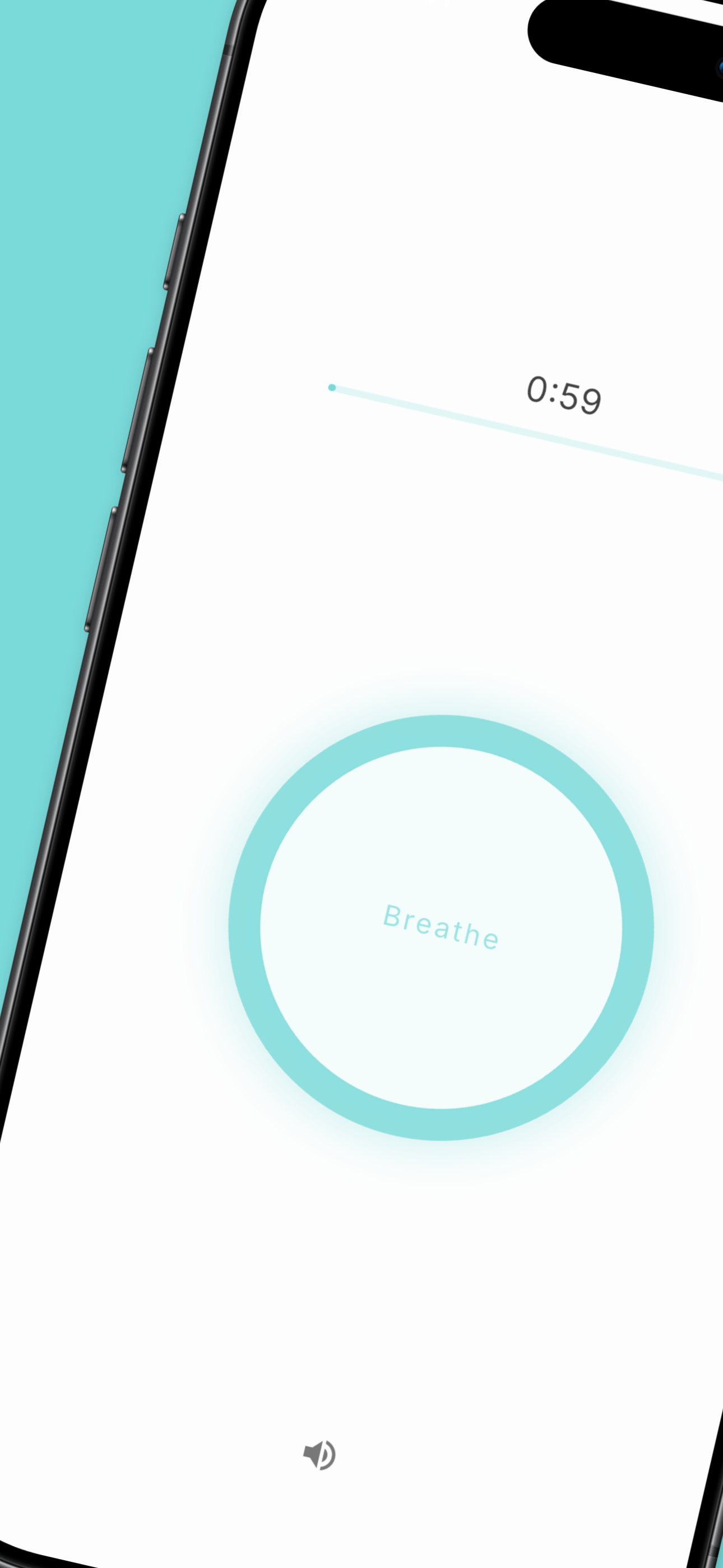 sMoment breathing exercise with animated pulse guide