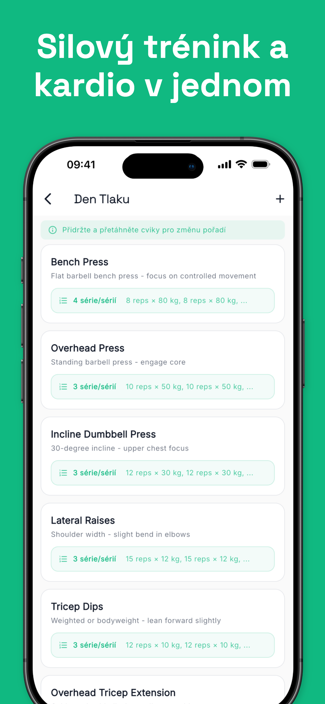 Import and export training plans feature