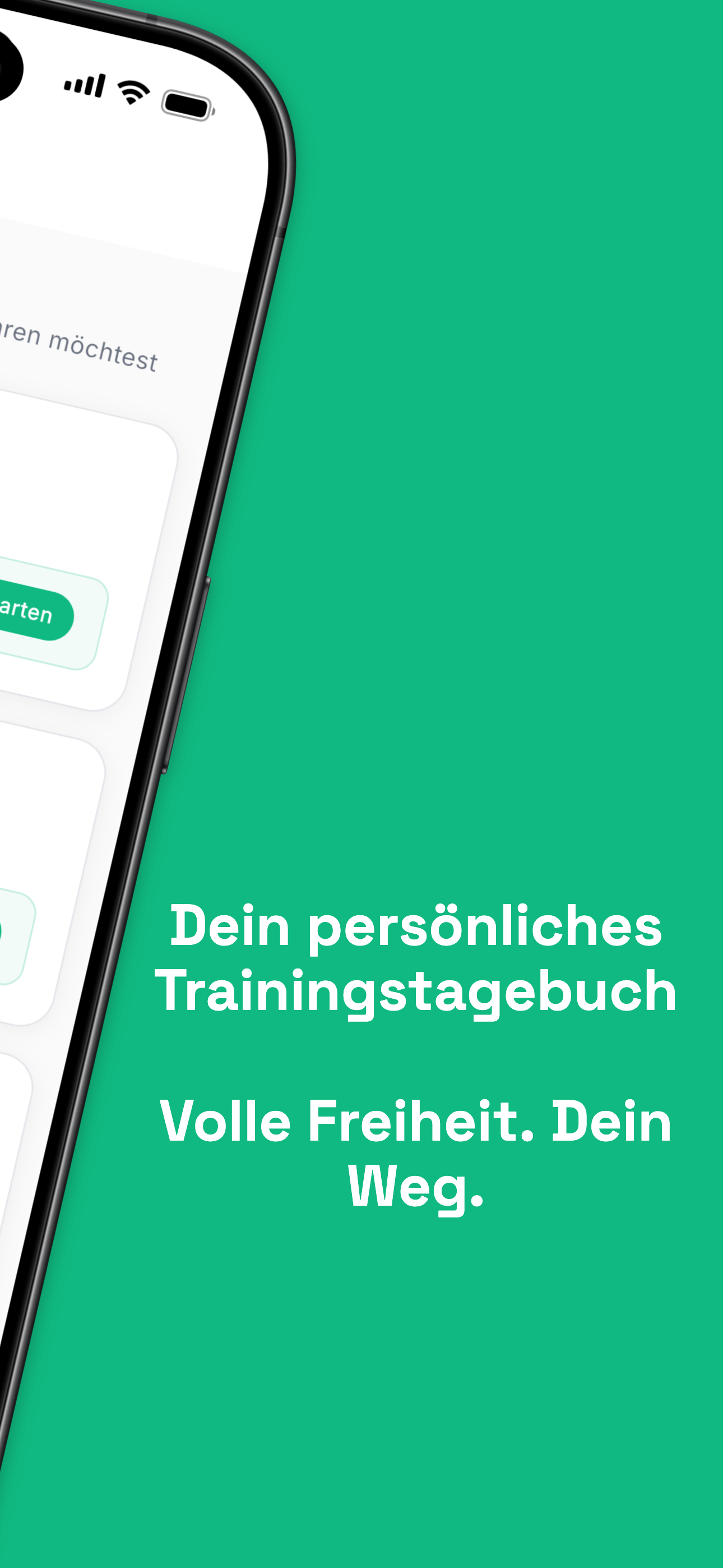 Creating a custom workout with exercises, sets, and reps