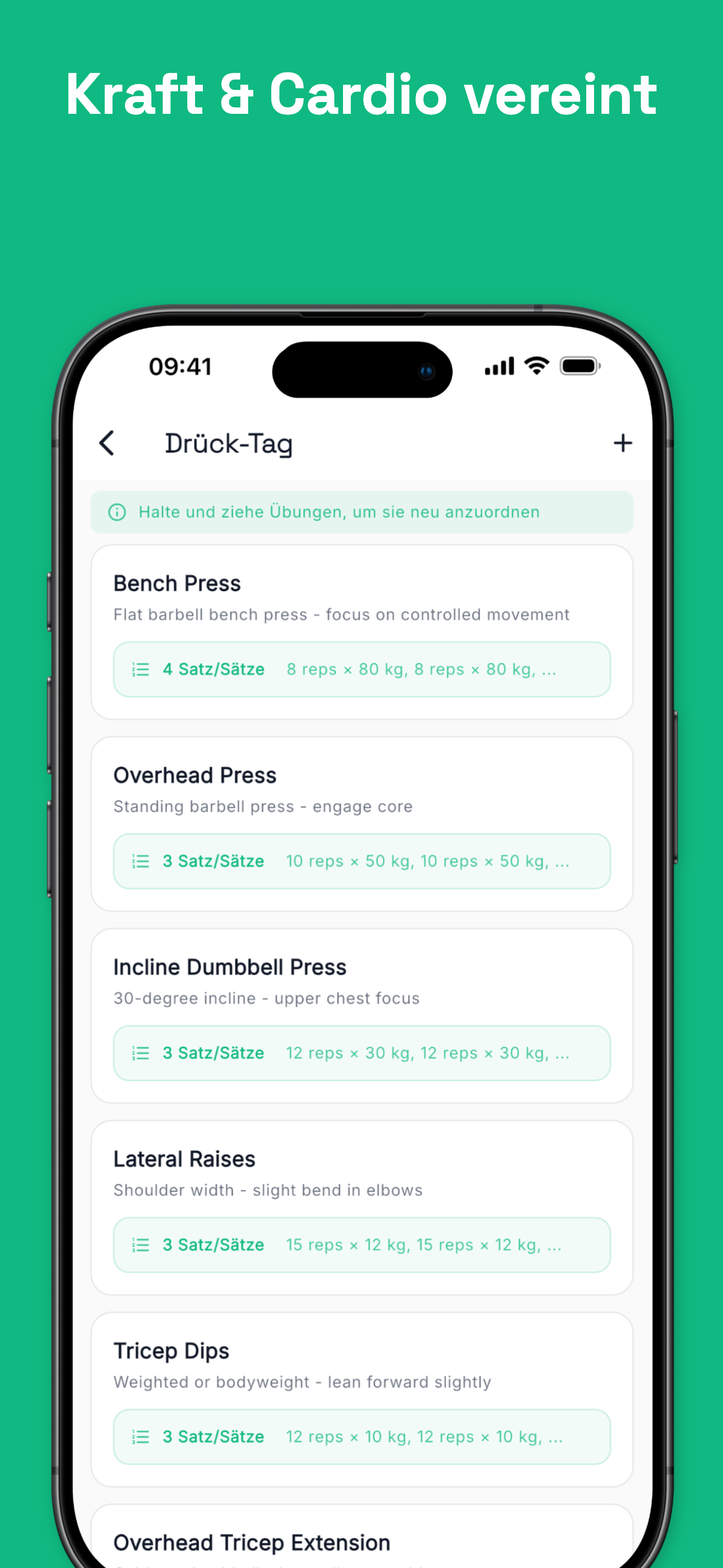 Import and export training plans feature
