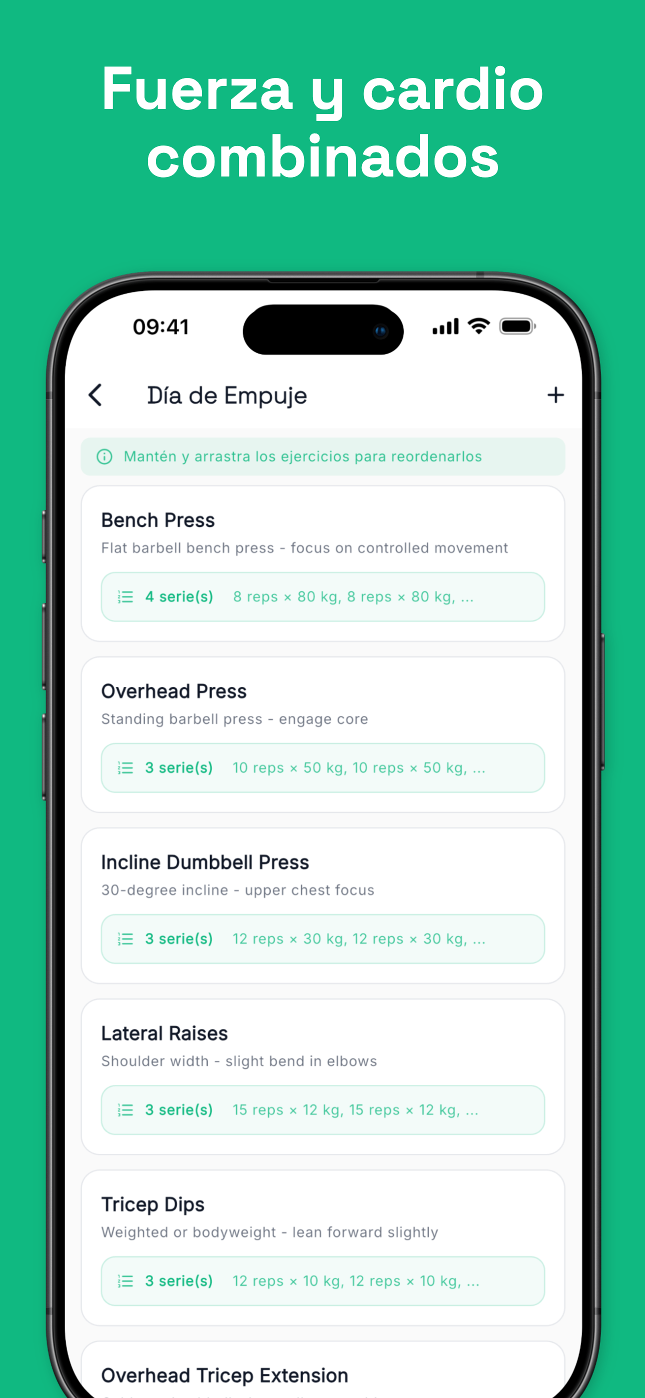 Import and export training plans feature