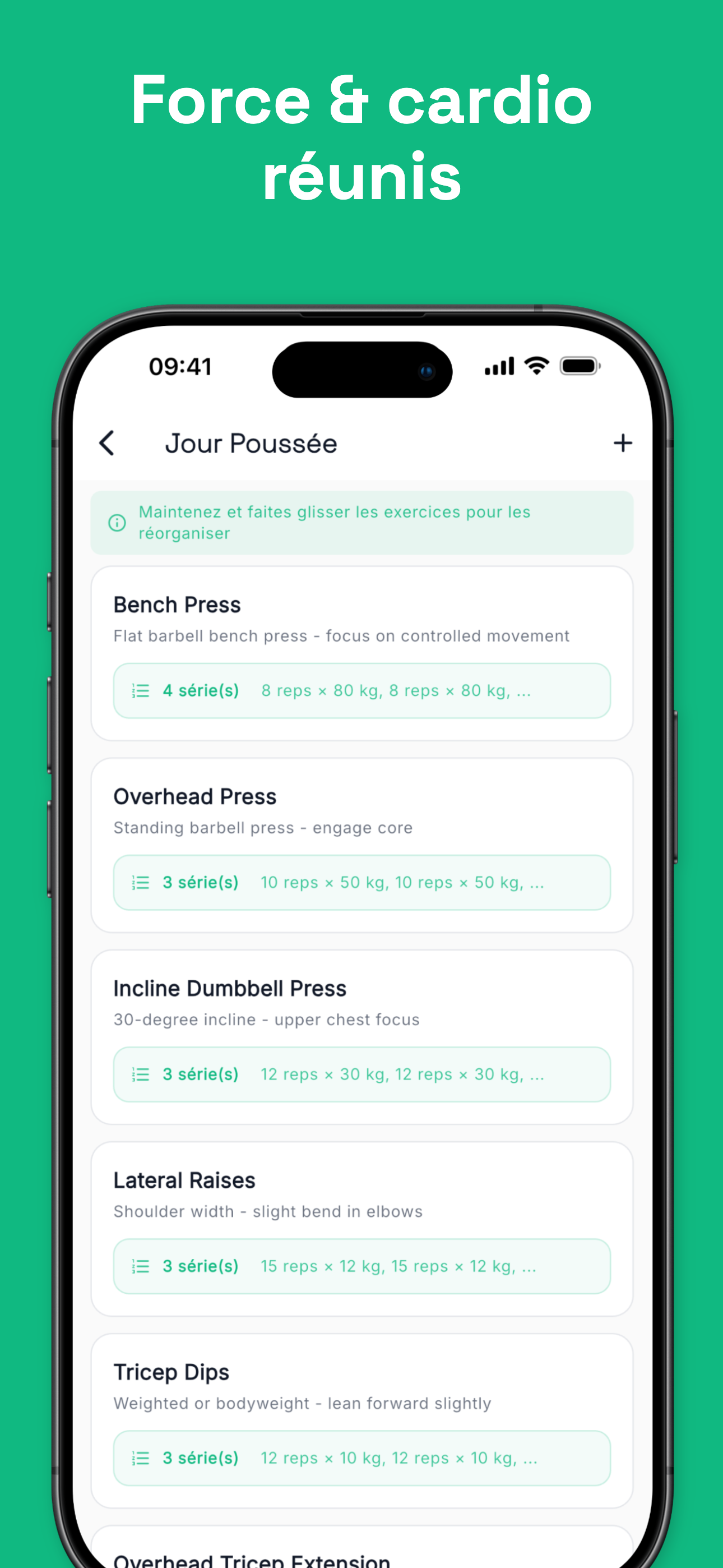 Import and export training plans feature