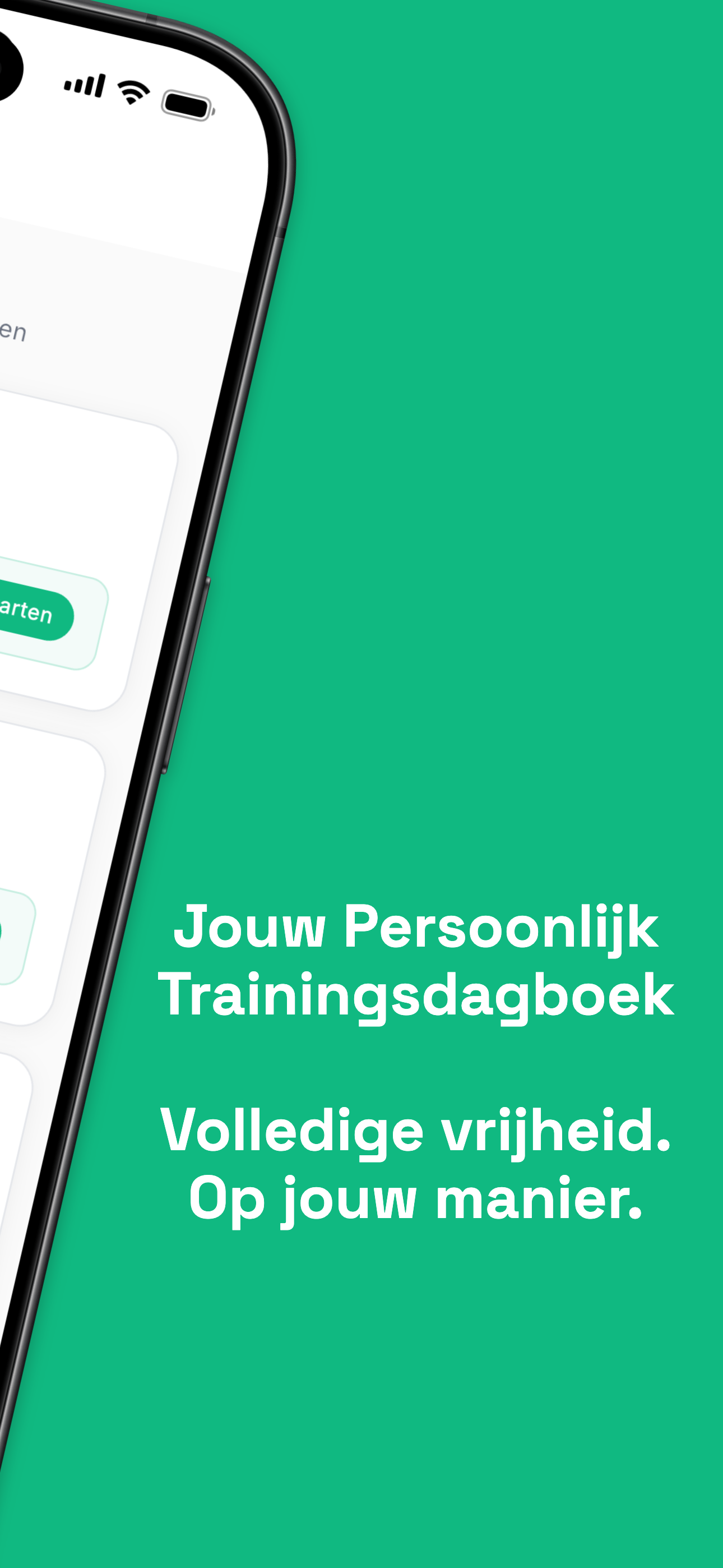 Creating a custom workout with exercises, sets, and reps