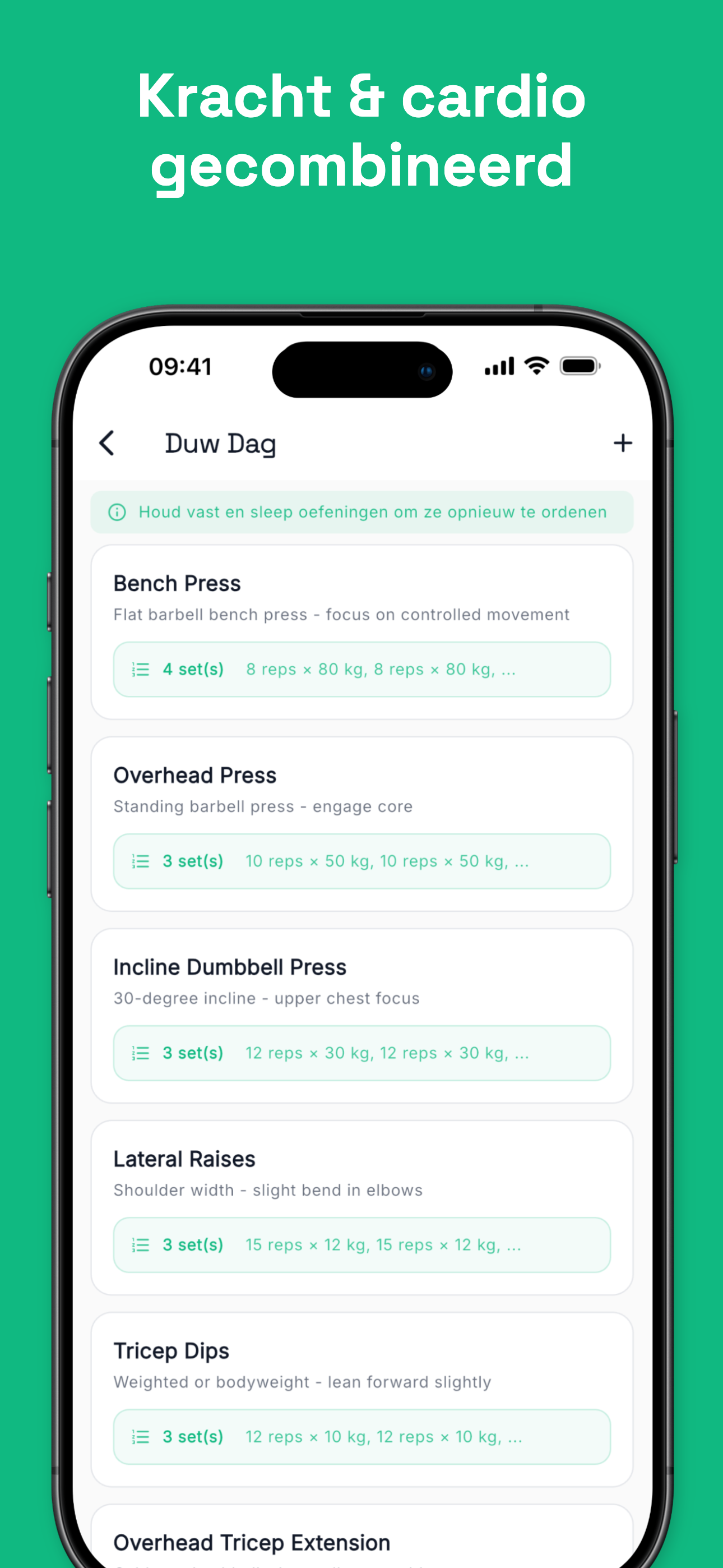 Import and export training plans feature