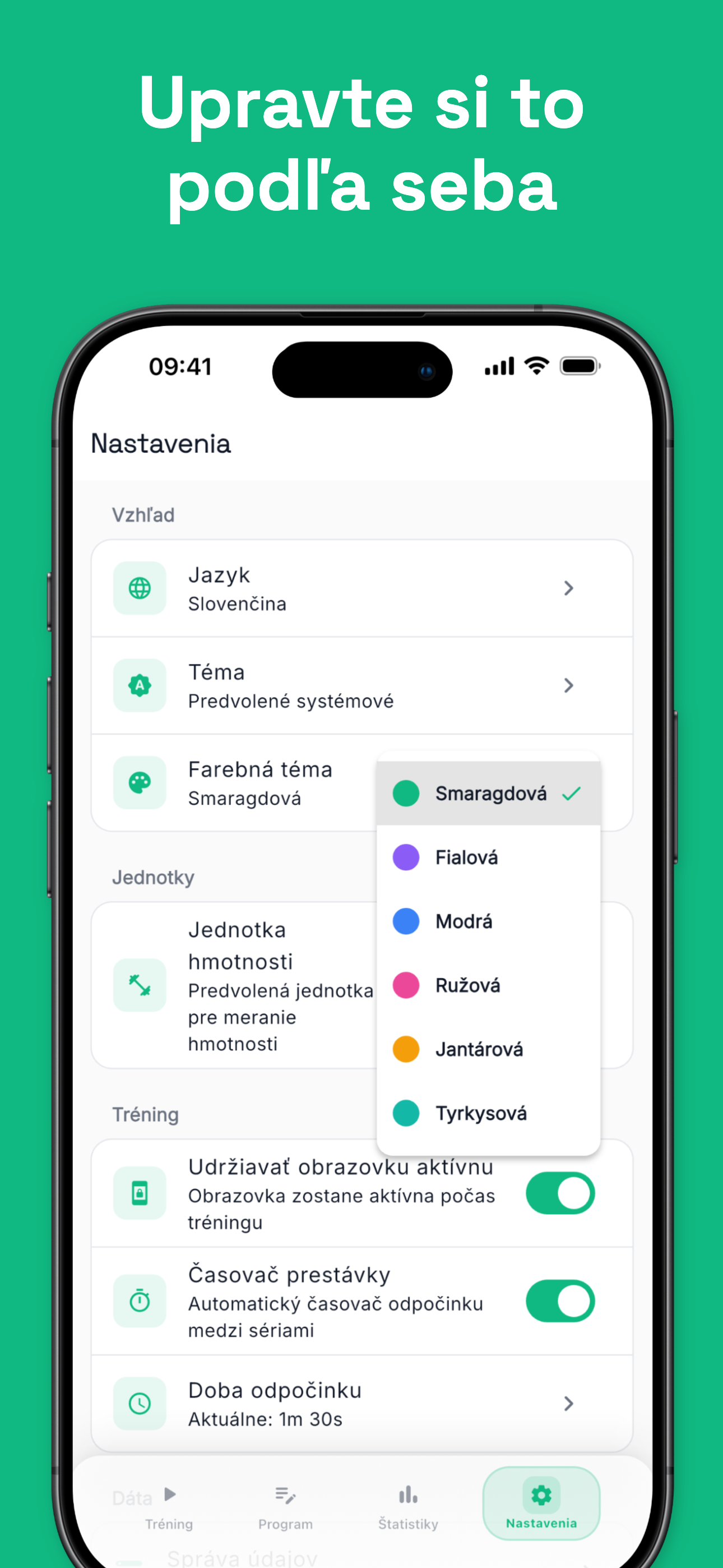 Exercise details with weight and rep tracking