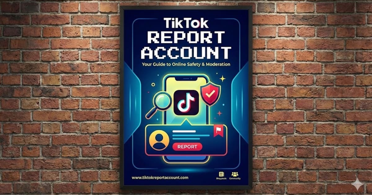Tiktok report account
