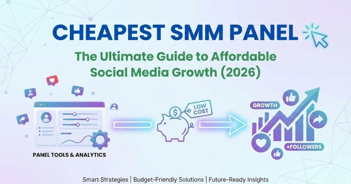Cheapest SMM Panel – The Ultimate Guide to Affordable Social Media Growth (2026)