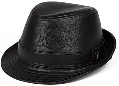 Vue 5 de Hommes Chapeau Fedora Cuir
