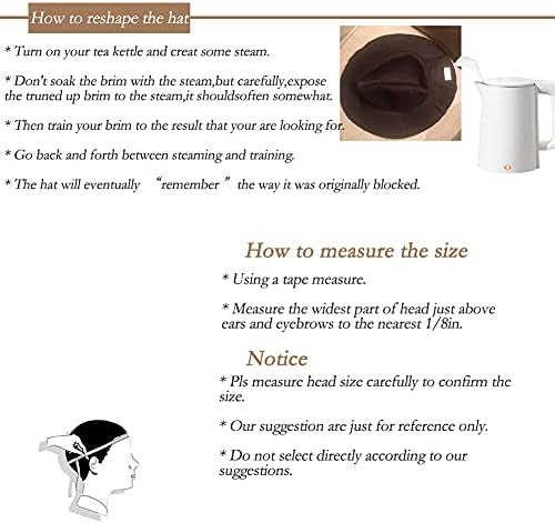 Vue 7 de Chapeau Fedora Unisexe Pour