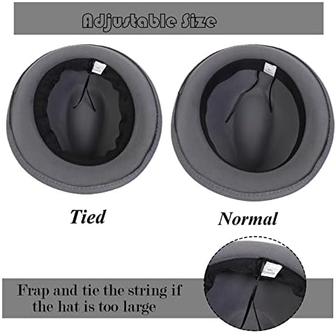 Vue 6 de Fedora Trilby En Laine