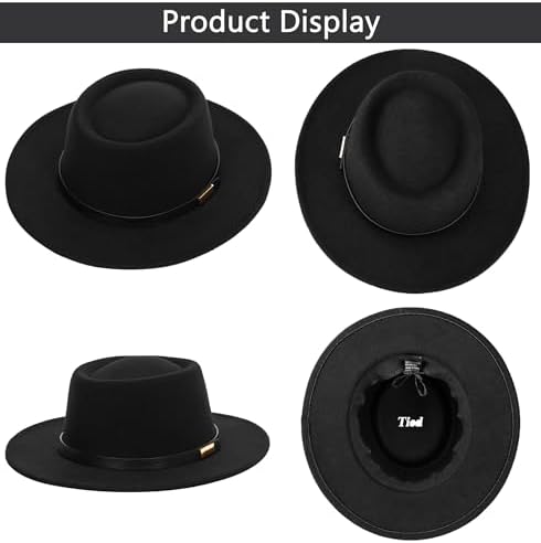 Vue 5 de Chapeau Fedora Classique En