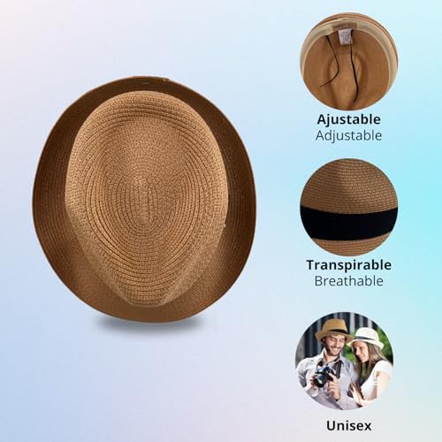 Vue 5 de Chapeau Panama Unisexe Chapeau