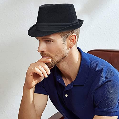 Vue 4 de Chapeau Trilby Classique En