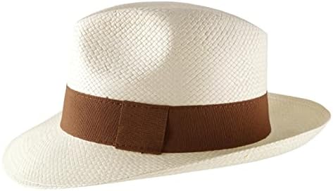 Vue 7 de Chapeau Panama Paille Homme