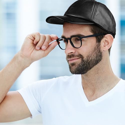 Vue 6 de Casquette En Cuir Nappa