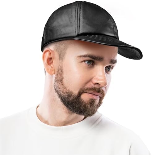 Vue 7 de Casquette En Cuir Nappa