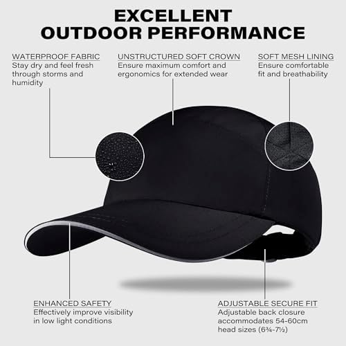 Vue 2 de Unisexe Impermeable Casquette Tout