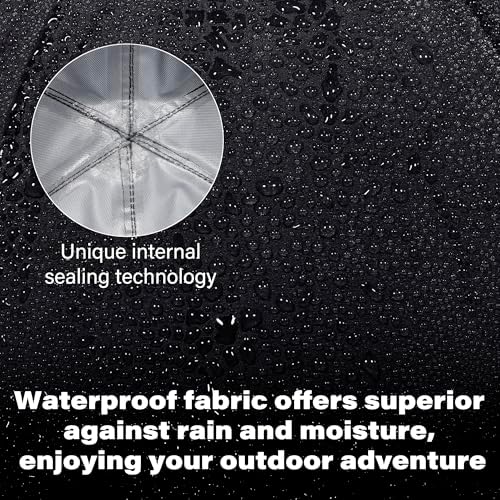 Vue 3 de Unisexe Impermeable Casquette Tout