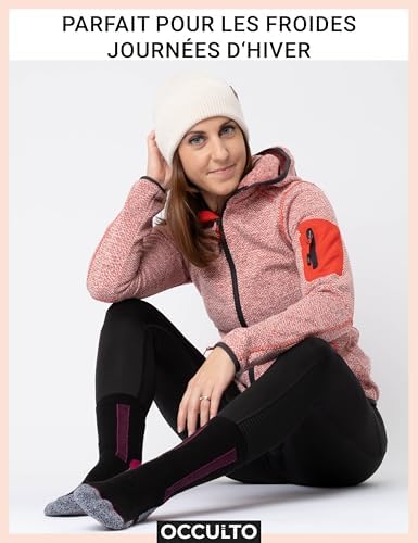 Vue 4 de Bonnet Laine Merino Femme