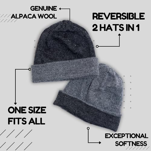 Vue 6 de Alpaga Chapeau Bonnet Alpaga