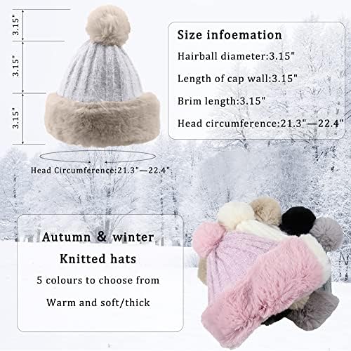 Vue 3 de Femme Laine Mohair Bonnet