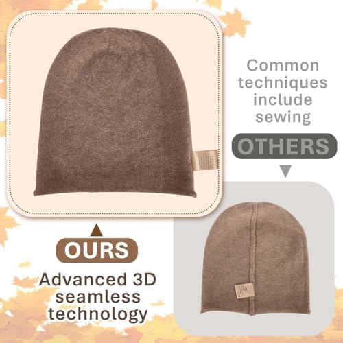 Vue 4 de Bonnet Souple En Cachemire