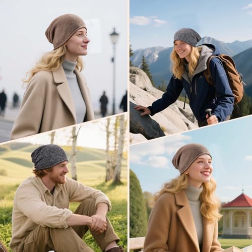 Vue 6 de Bonnet Souple En Cachemire