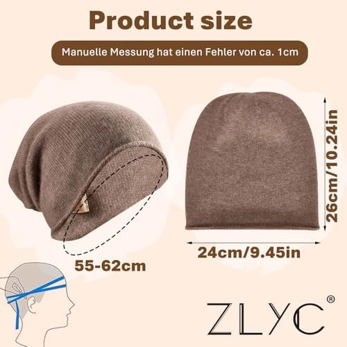 Vue 7 de Bonnet Souple En Cachemire