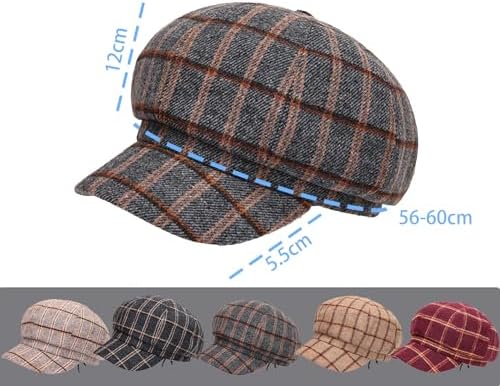 Vue 5 de Chapeau Rayures Femme Hiver