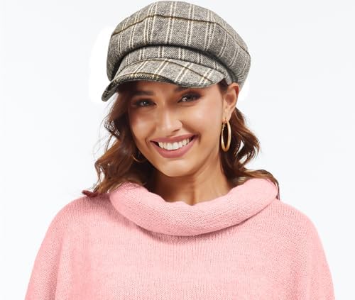 Vue 6 de Chapeau Rayures Femme Hiver