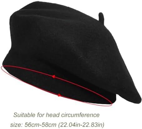 Vue 2 de Beret Artiste Francais Beret