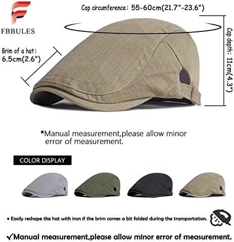 Vue 3 de Berets Homme Femme Respirant