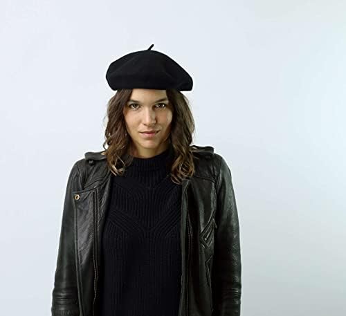 Vue 4 de Authentique Beret Basque Laine