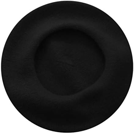 Vue 3 de Beret Vintage Classique En