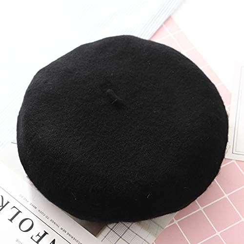 Vue 4 de Beret Vintage Classique En