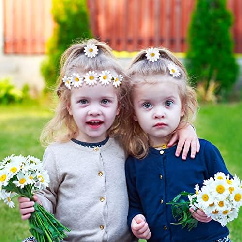 Vue 4 de Bandeau Tournesol Fleur Artificiel