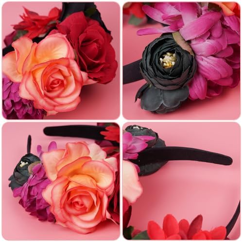 Vue 3 de Lophe Fleur Artificiel Mariee