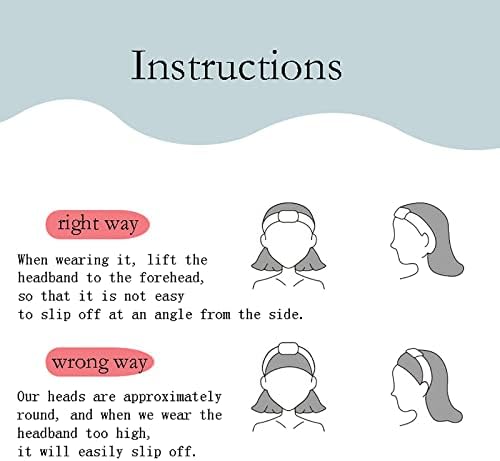 Vue 4 de Pcs Bandeau Maquillage Cheveux