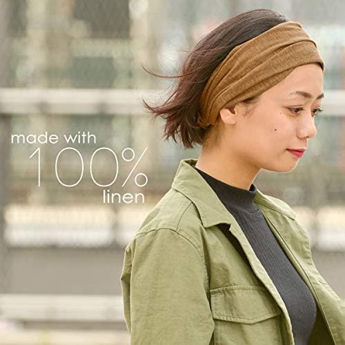 Vue 2 de Bandeau Cheveux Homme Lin