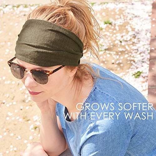 Vue 4 de Bandeau Cheveux Homme Lin